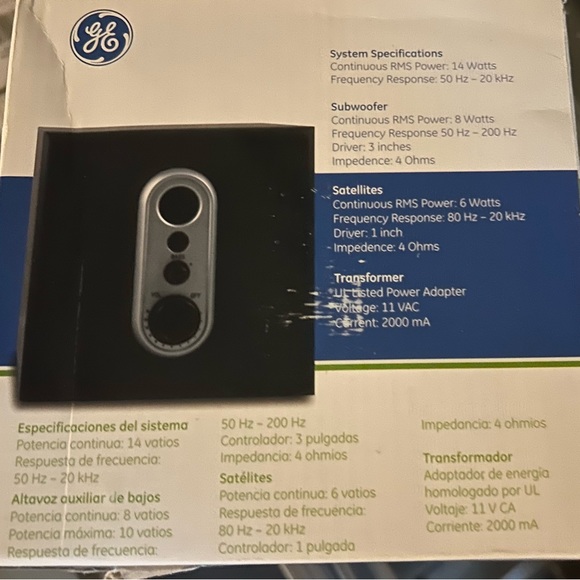 Speaker system with subwoofer - Picture 2 of 2